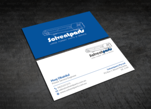 Diseño de Tarjeta de Presentación por design_C. para SOLVENTPARTS | Diseño: #14726252