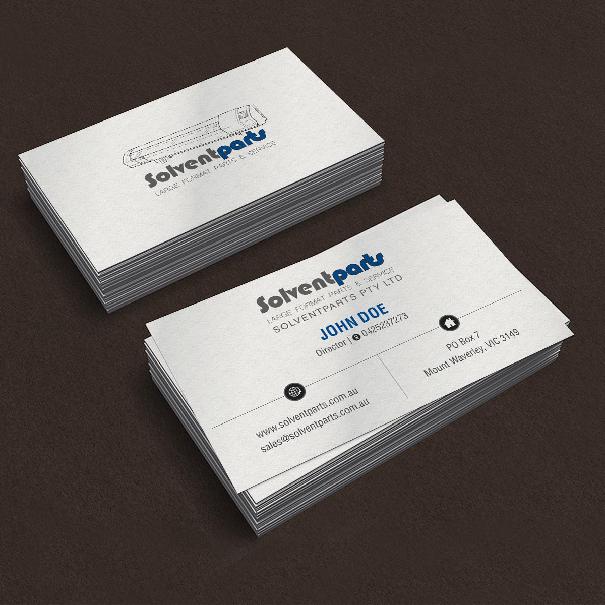 Design de Carte de Visite par e-graphics pour SOLVENTPARTS | Design #14719212