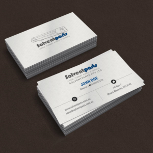 Diseño de Tarjeta de Presentación por e-graphics para SOLVENTPARTS | Diseño: #14719212