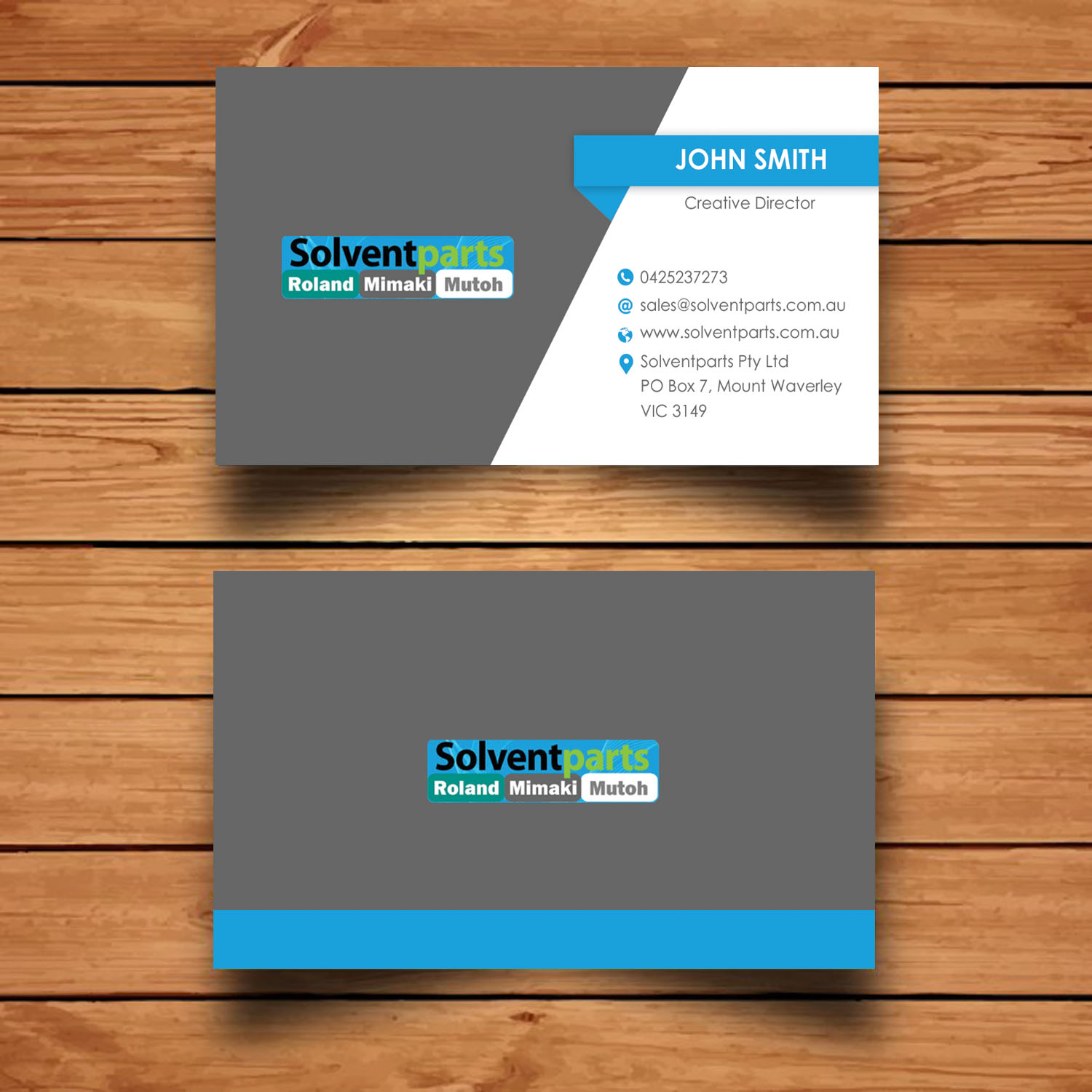 Business Card Design by Alamin Shaikh for SOLVENTPARTS | Design #14761014