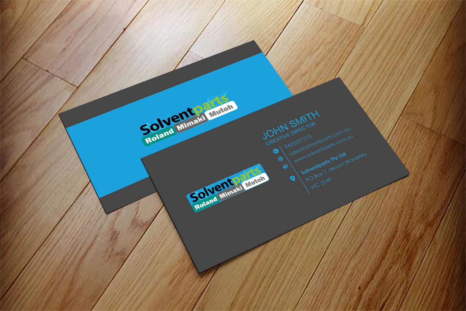 Business Card Design by Alamin Shaikh for SOLVENTPARTS | Design #14762607
