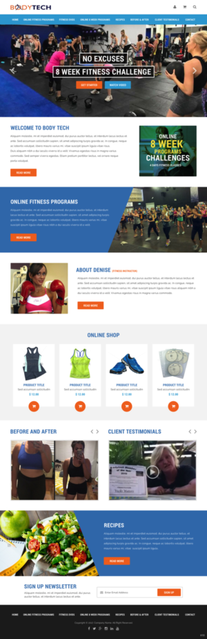 Diseño Web por pb para Bodytech (aust) Pty ltd  | Diseño: #14736916