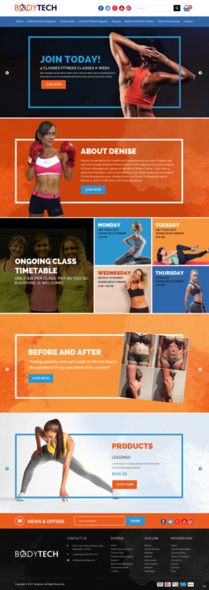 Diseño Web por pb para Bodytech (aust) Pty ltd  | Diseño: #14736917