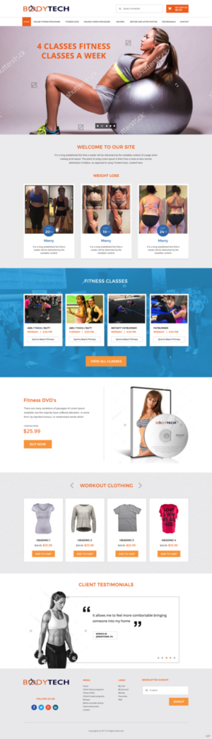 Diseño Web por pb para Bodytech (aust) Pty ltd  | Diseño: #14736918