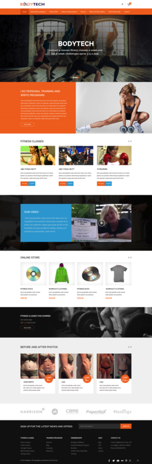 Diseño Web por pb para Bodytech (aust) Pty ltd  | Diseño: #14736928