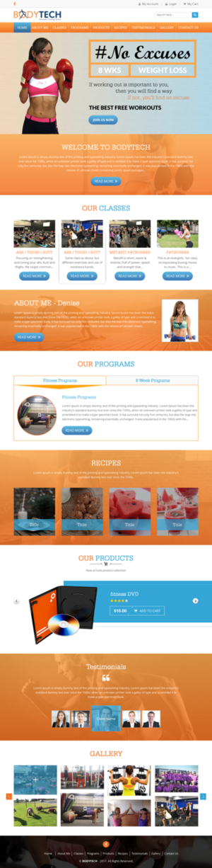 Diseño Web por rightway para Bodytech (aust) Pty ltd  | Diseño: #14734406