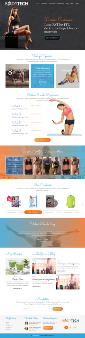 Diseño Web por rightway para Bodytech (aust) Pty ltd  | Diseño: #14734408