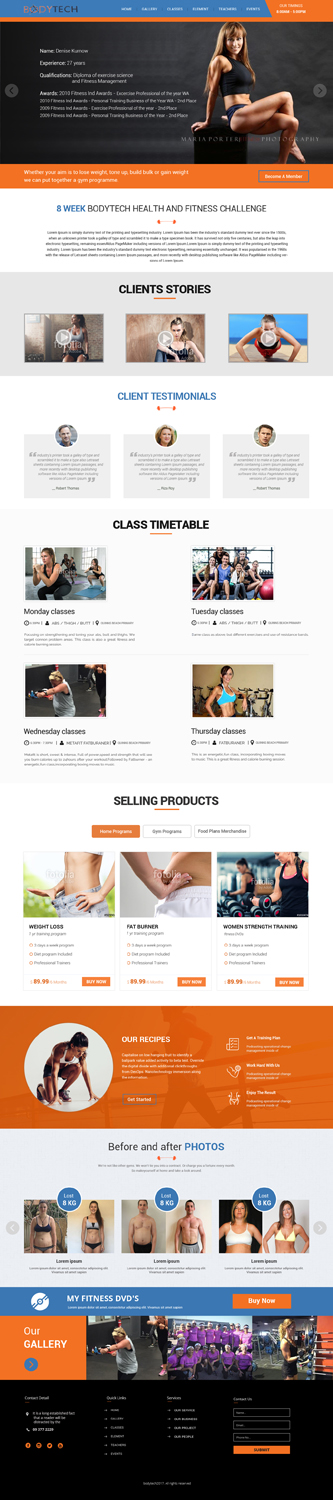 Web-Design von Dream Logo Design für Bodytech (aust) Pty ltd  | Design #14915621