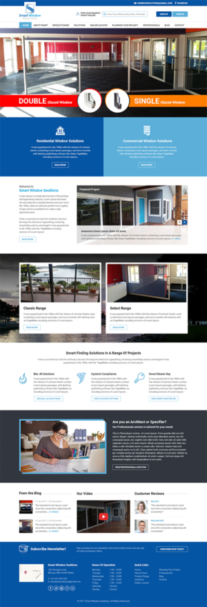Local Window maufacturing business needs web page | Diseño Web por RupalTechno