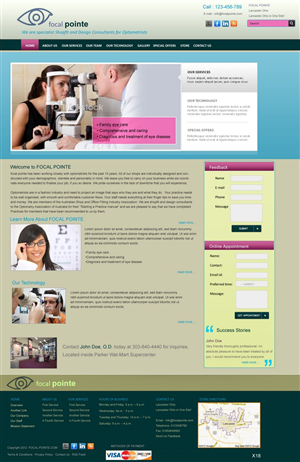 Web Design by pb for this project | Design: #567901