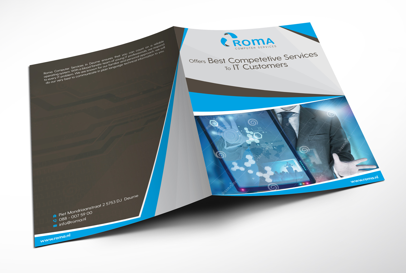Flyer Design by Impressive Sol for ROMA Computer Services B.V. | Design #14723850