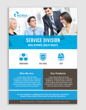 Flyer Design by AbyJohns for ROMA Computer Services B.V. | Design: #14764208
