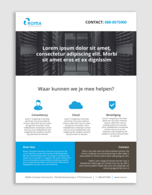 Flyer Design by AbyJohns for ROMA Computer Services B.V. | Design: #14764209