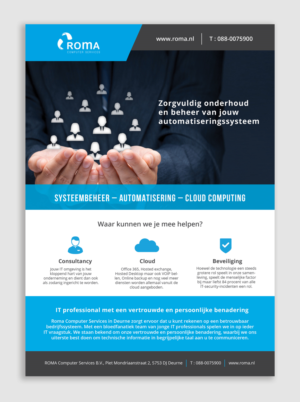 Flyer Design by AbyJohns for ROMA Computer Services B.V. | Design: #14773081