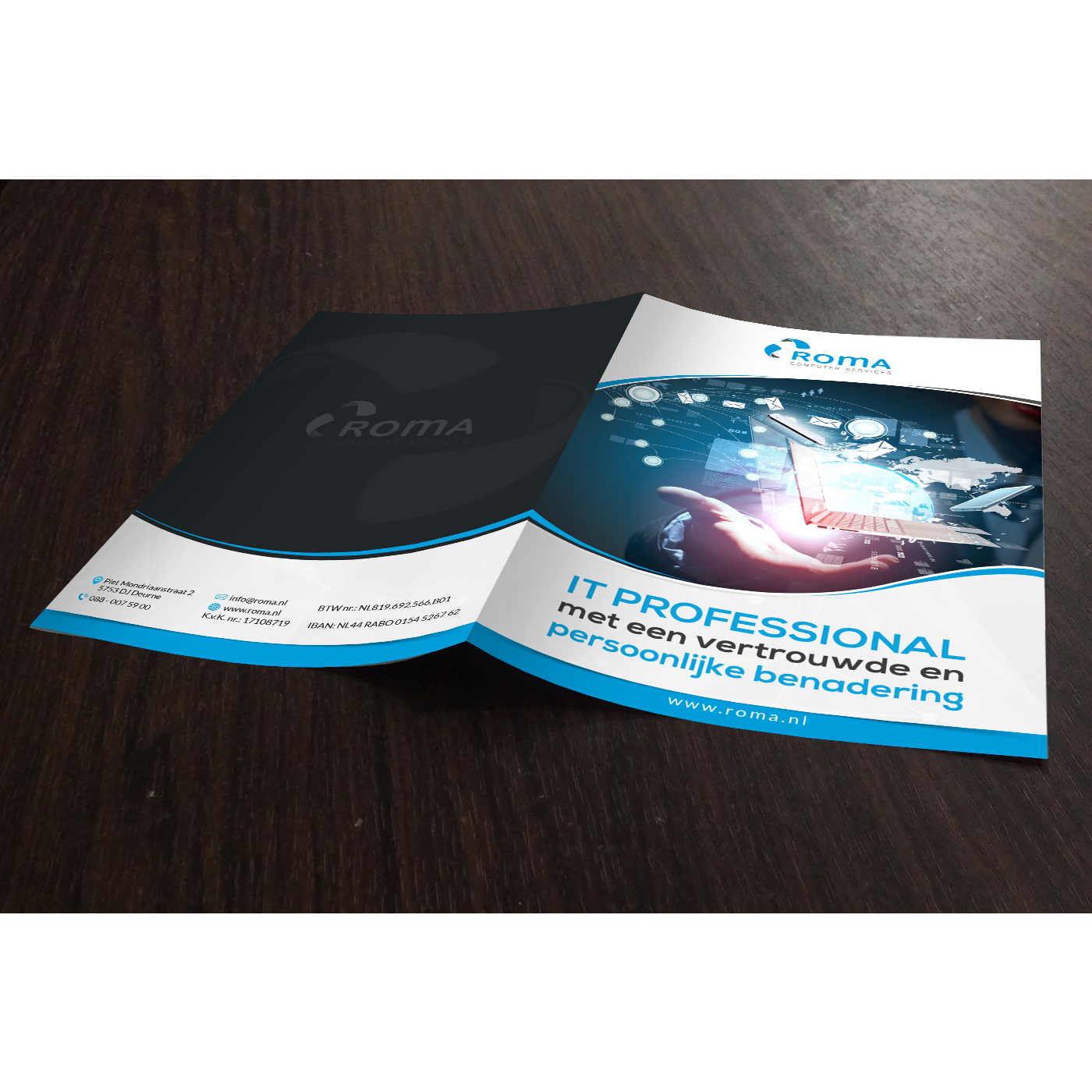 Flyer Design by debdesign for ROMA Computer Services B.V. | Design #14723011