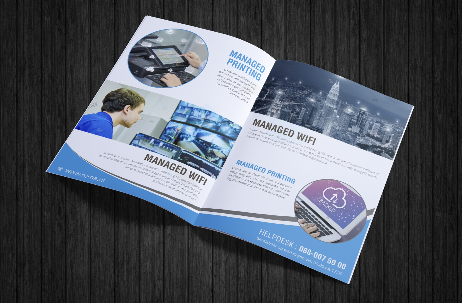 Flyer Design by ecorokerz for ROMA Computer Services B.V. | Design #14797508