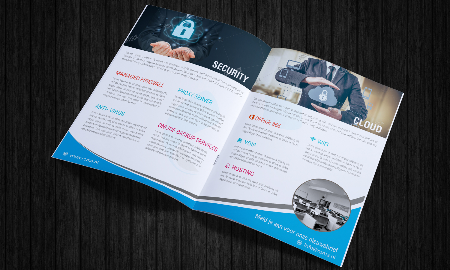 Flyer Design by ecorokerz for ROMA Computer Services B.V. | Design #14965413