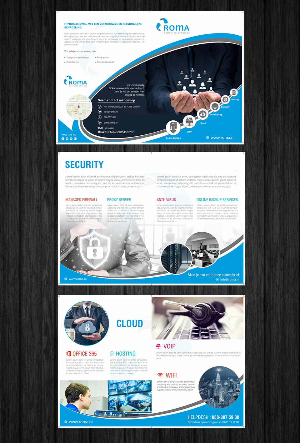 Flyer Design by ecorokerz for ROMA Computer Services B.V. | Design #15071314