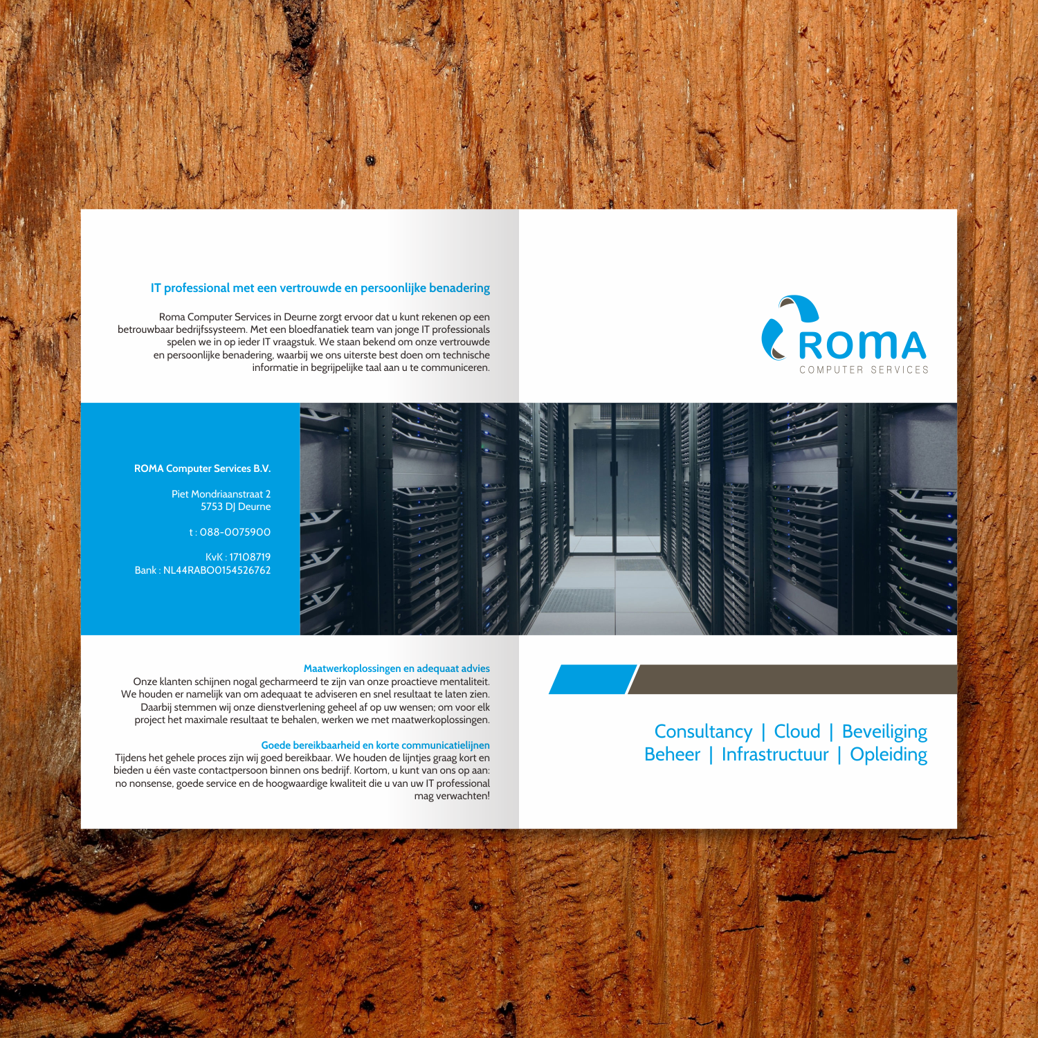 Diseño de Flyer por barinix para ROMA Computer Services B.V. | Diseño #14785280