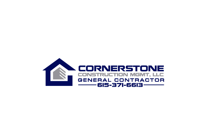 Logo-Design von Digihexagon für Cornerstone Construction Mgmt, LLC | Design #14714392