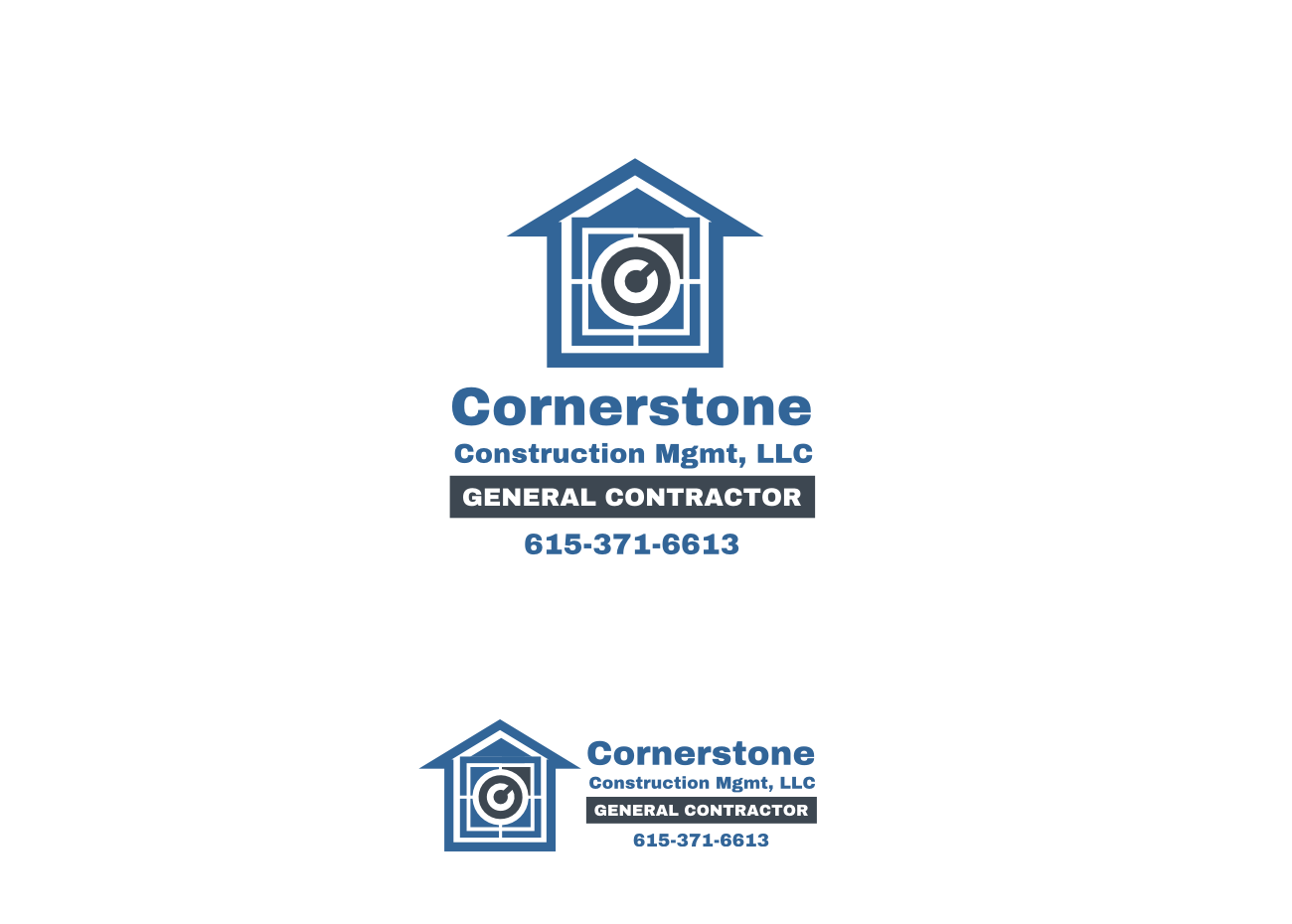 Logo-Design von Gita. für Cornerstone Construction Mgmt, LLC | Design #14716584
