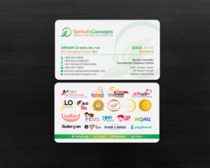 Business Card Design by chandrayaan.creative for Sprouts Concepts International Company Limited | Design: #14762907
