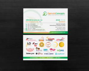 Business Card Design by chandrayaan.creative for Sprouts Concepts International Company Limited | Design: #14762908