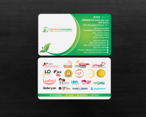 Business Card Design by chandrayaan.creative for Sprouts Concepts International Company Limited | Design: #14762933