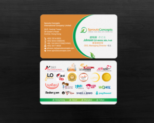 Business Card Design by chandrayaan.creative for Sprouts Concepts International Company Limited | Design: #14762948