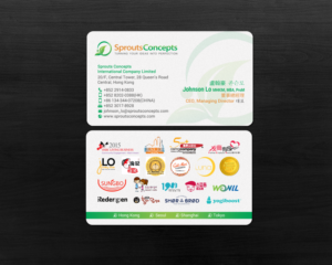Business Card Design by chandrayaan.creative for Sprouts Concepts International Company Limited | Design: #14762950