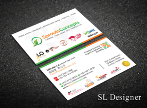 Visitenkarten-Design von SL Designer für Sprouts Concepts International Company Limited | Design: #14713388