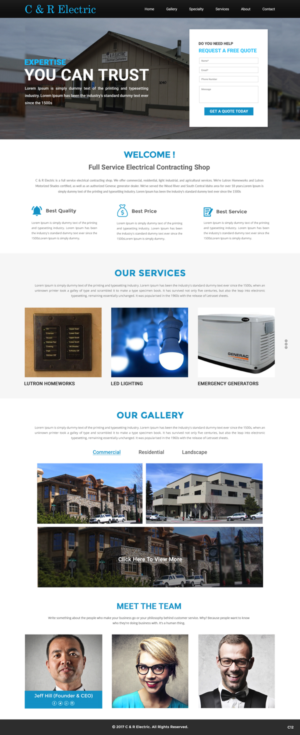 Web Design by pb for this project | Design: #14724208
