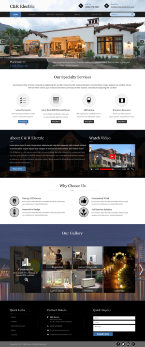 Web Design by Sbss for this project | Design: #14755501