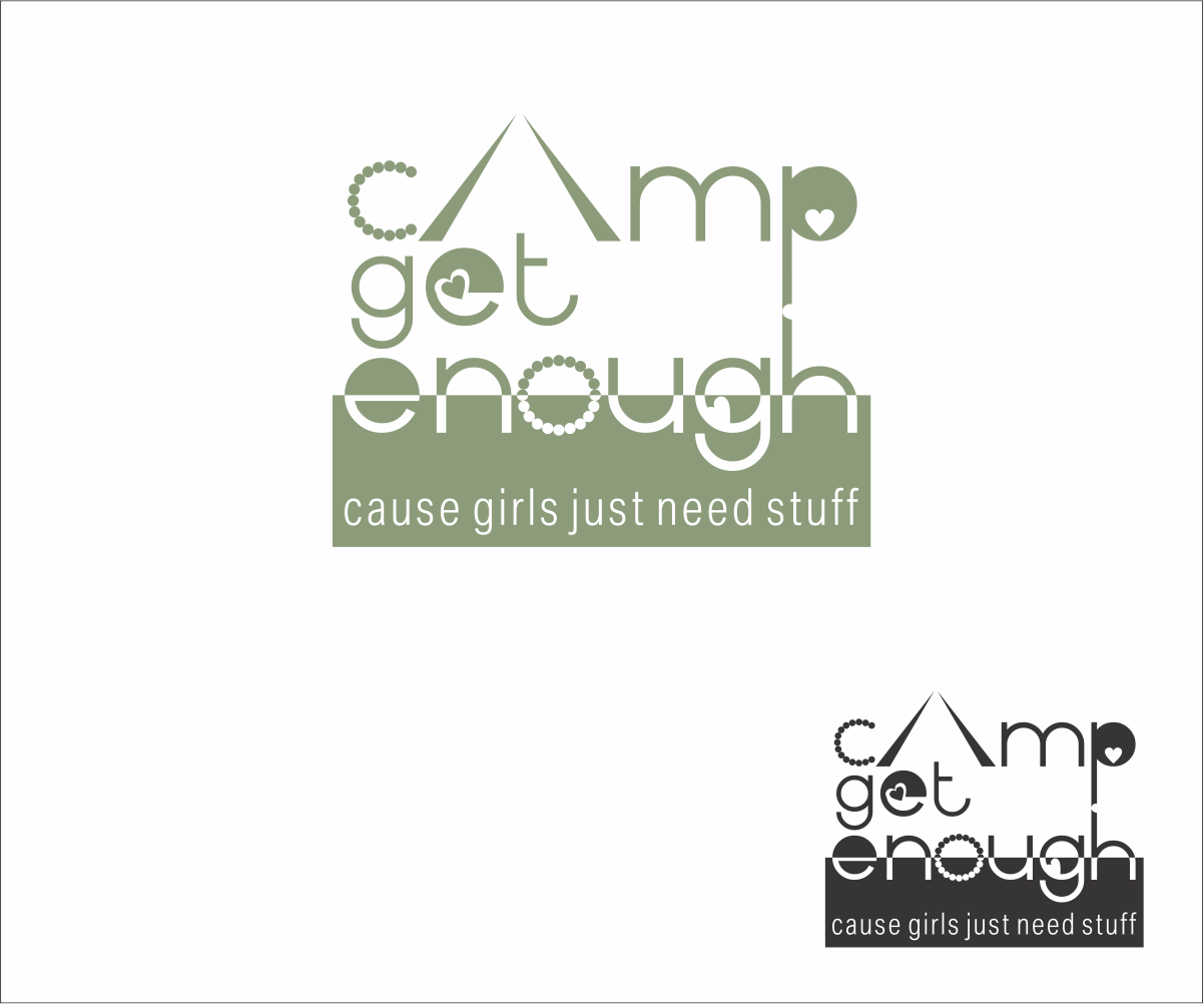 Logo Design by madre - chartreuse design for camp get enough | Design #14798465