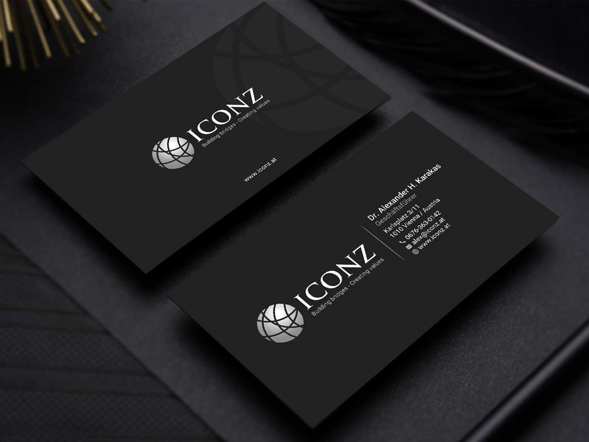Business Card Design by Sandaruwan for iconz communications | Design #14723463