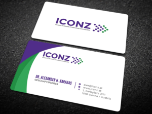 Visitenkarten-Design von Graphic Flame für iconz communications | Design: #14734911
