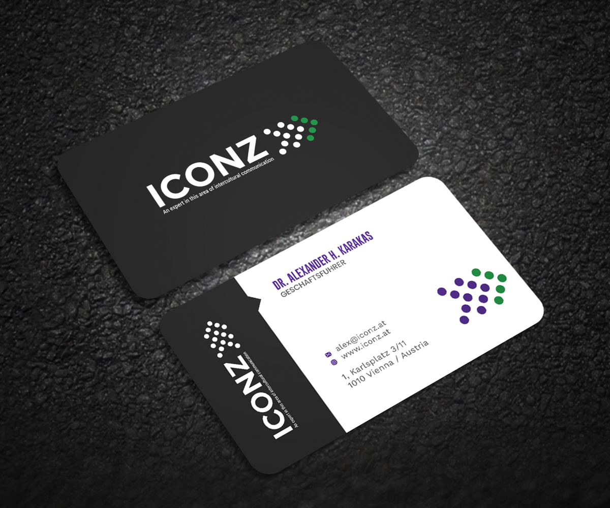 Business Card Design by Graphic Flame for iconz communications | Design #14734912