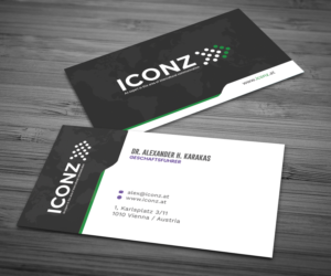 Visitenkarten-Design von Graphic Flame für iconz communications | Design: #14734913
