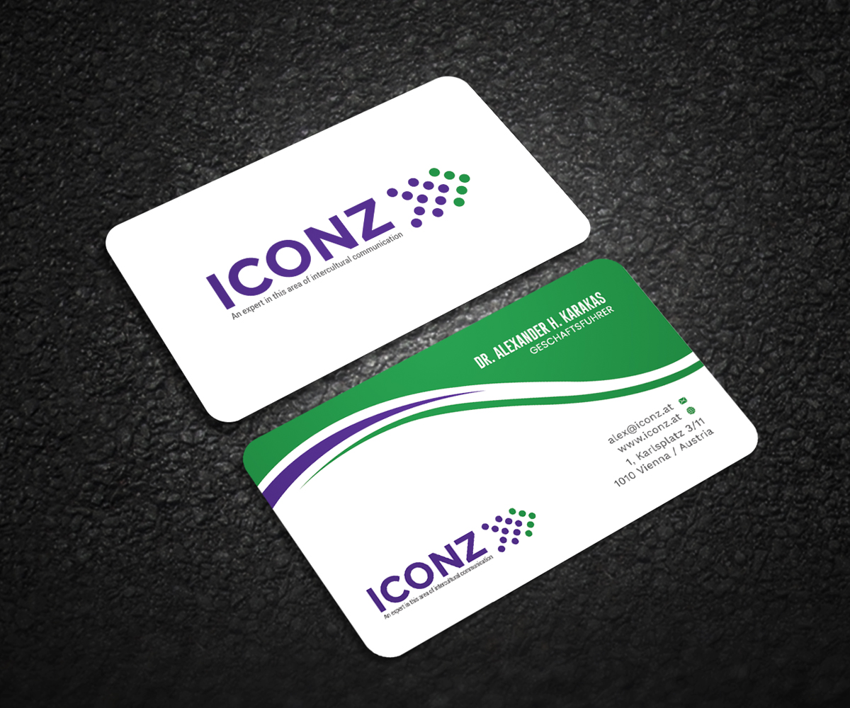 Business Card Design by Graphic Flame for iconz communications | Design #14734916