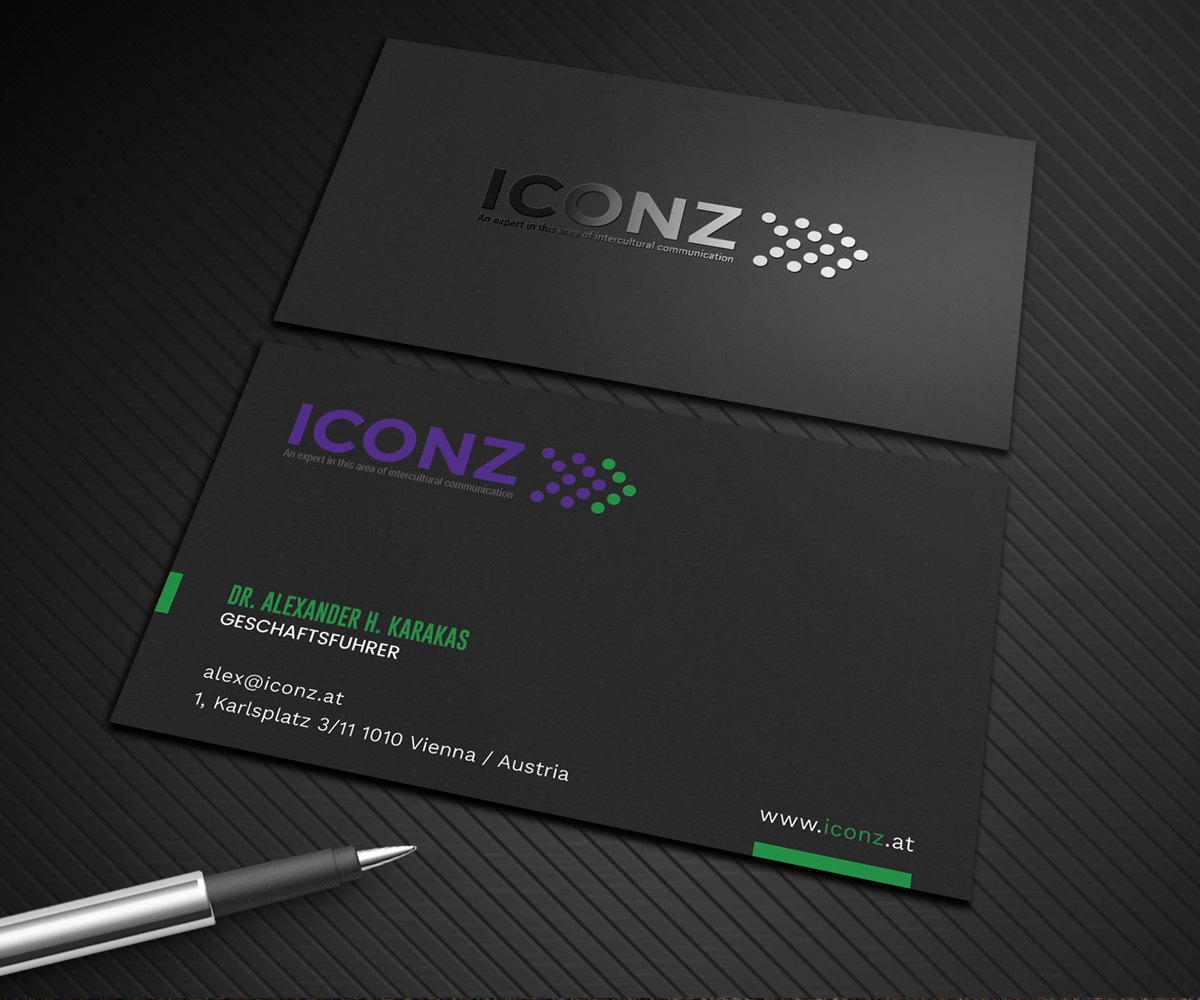 Business Card Design by Graphic Flame for iconz communications | Design #14734979