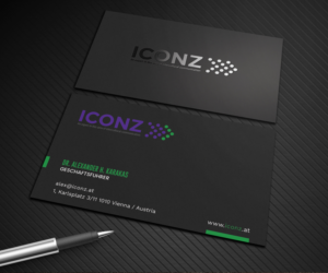 Visitenkarten-Design von Graphic Flame für iconz communications | Design: #14734979