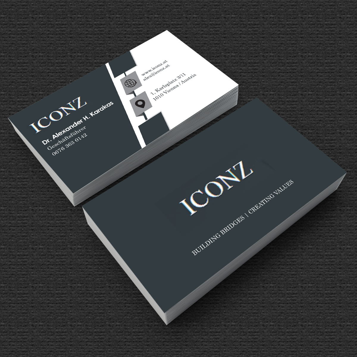 Business Card Design by e-graphics for iconz communications | Design #14734059