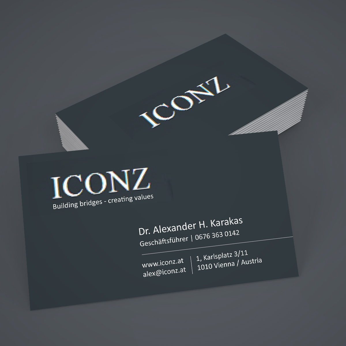 Business Card Design by e-graphics for iconz communications | Design #14734060