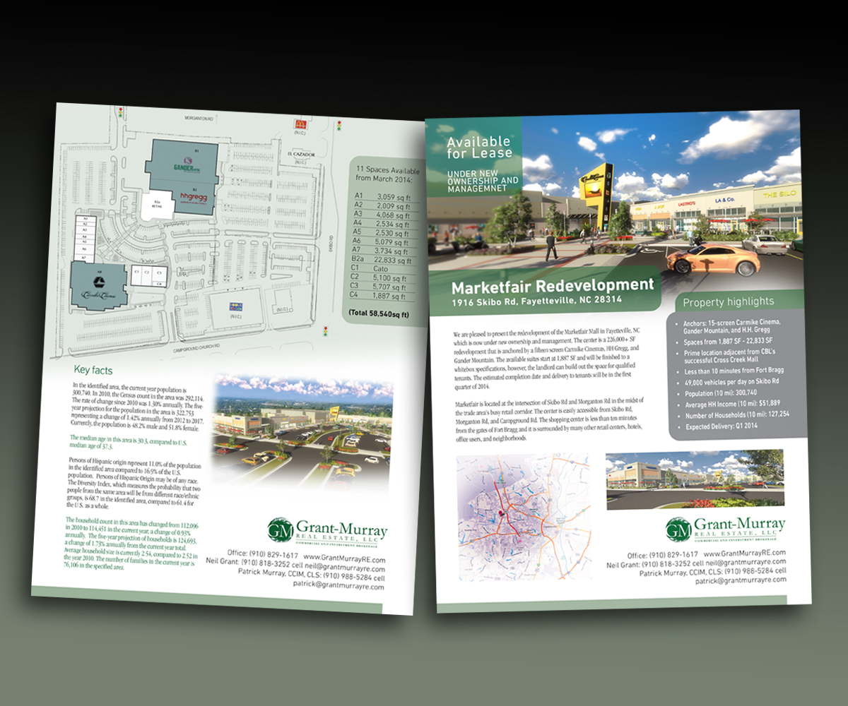 Diseño de Flyer por see why para Grant-Murray Real Estate | Diseño: #2545047