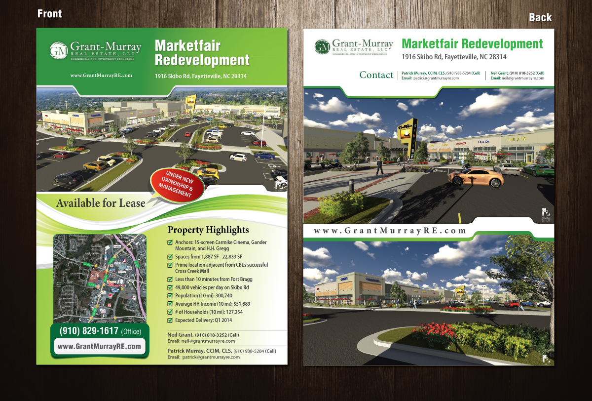 Flyer Design by meet007 for Grant-Murray Real Estate | Design #2544264