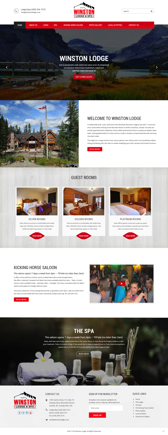 Web Design by pb for this project | Design #14724172