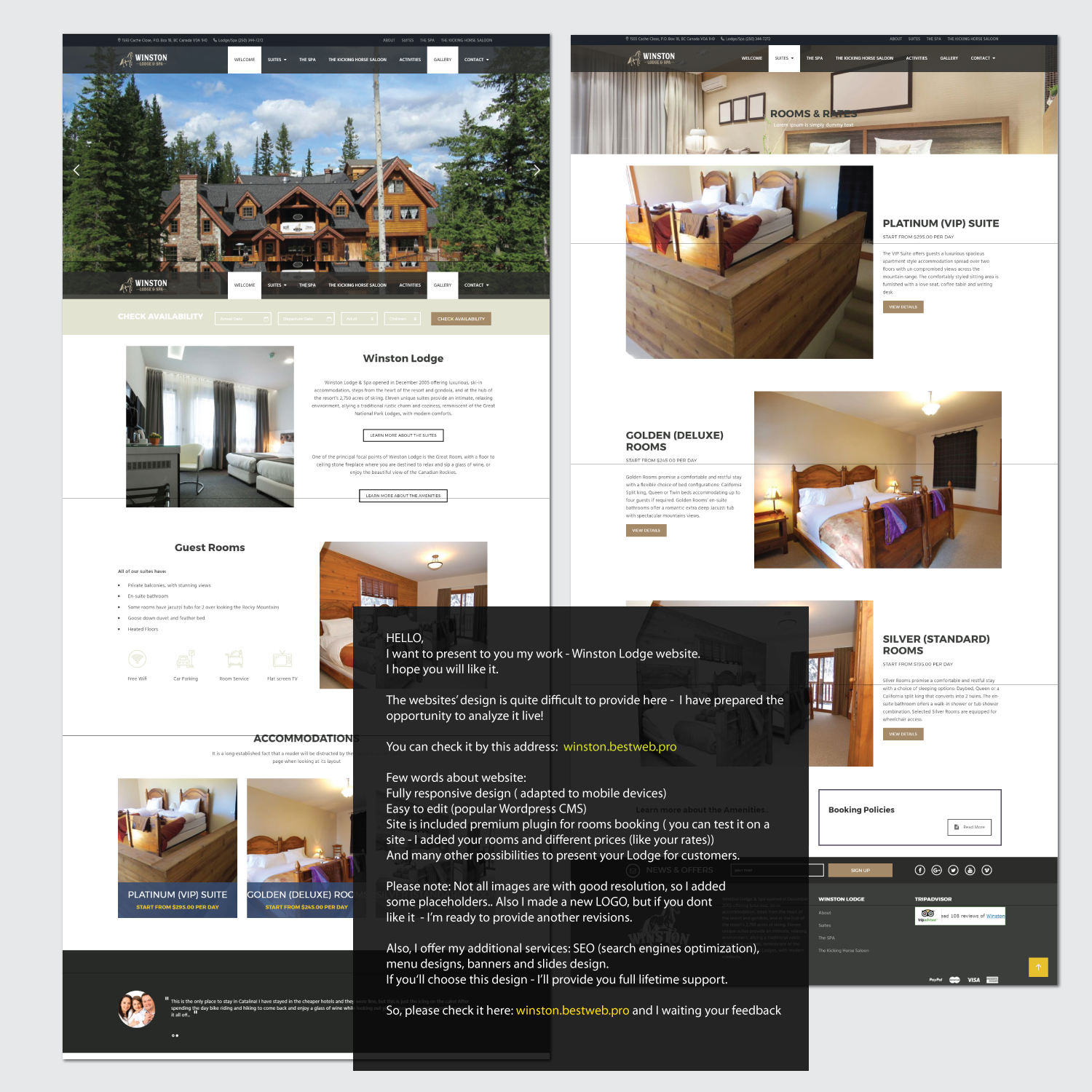 Web Design by COO COO design for this project | Design: #14732275