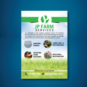 Design de Carte Postale par uk pour JP FARM SERVICES LLC | Design : #14721058