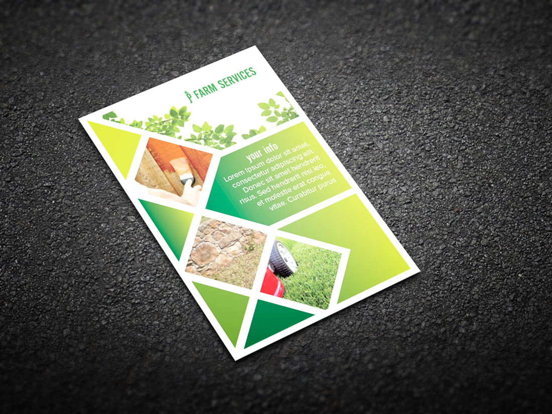 Postcard Design by lionx for JP FARM SERVICES LLC | Design #14732023