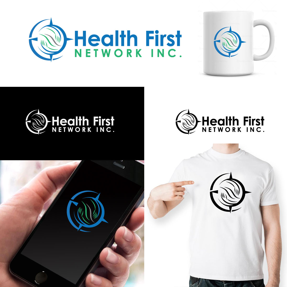Diseño de Logo por e-graphics para Health First Network Inc | Diseño #14732305